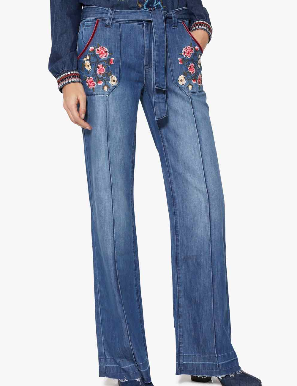 Blugi Desigual, albastru - 1 | YEO