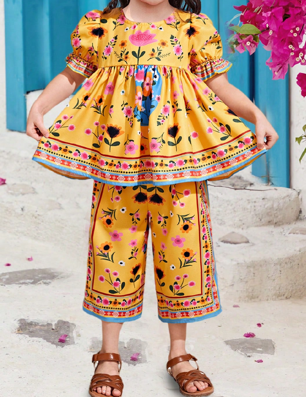 Compleu Shein Kids, galben