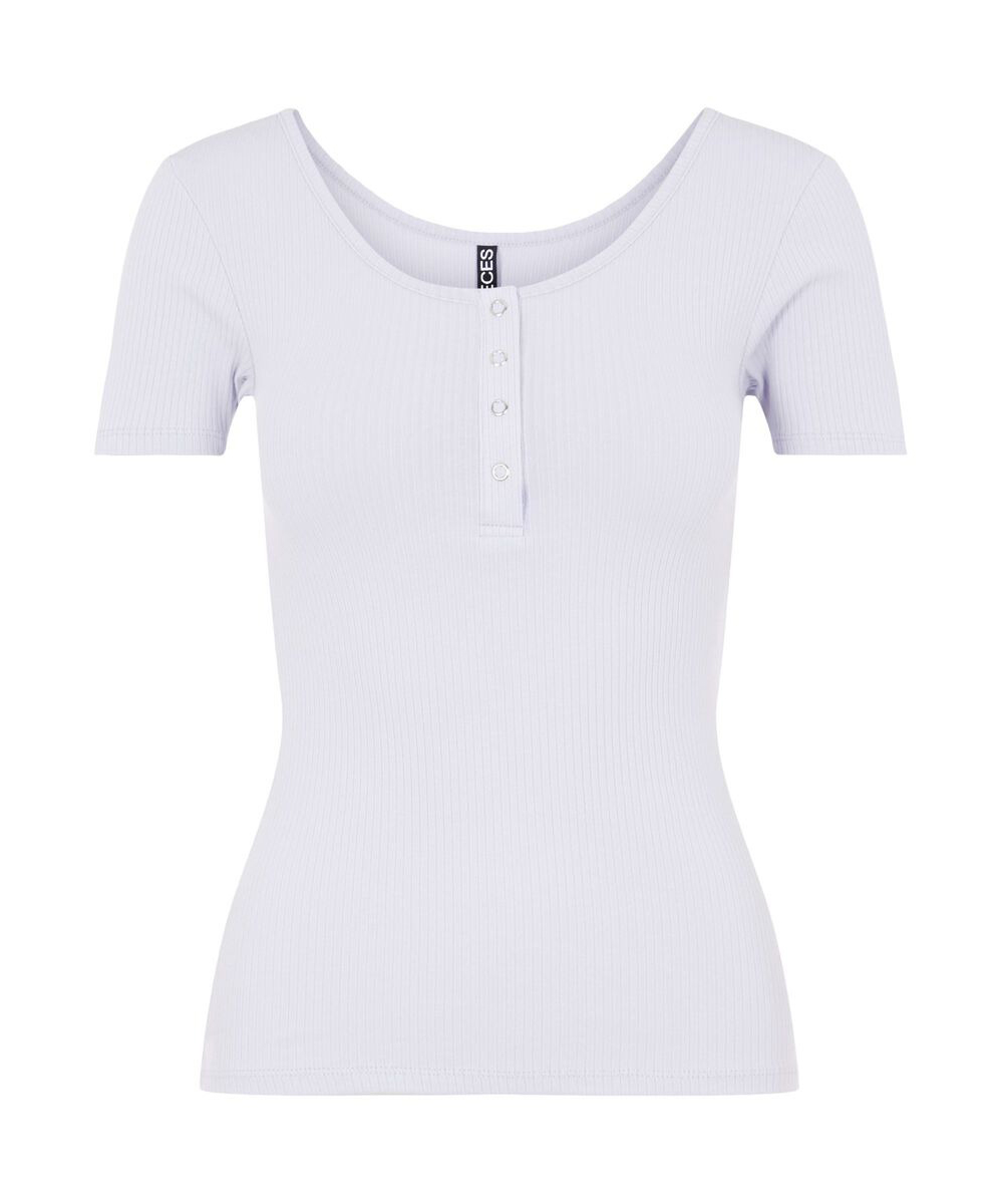 Tricou Pieces, alb, M