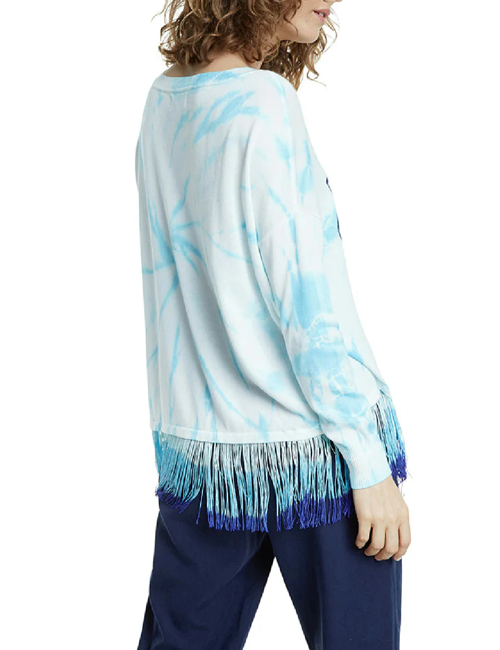 Bluza Oversize Desigual, bleu - 1 | YEO
