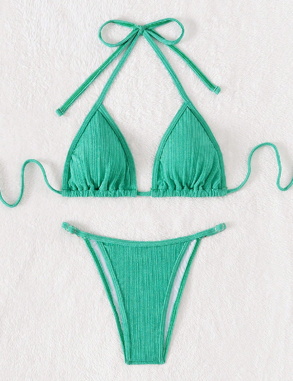 Costum de baie SHEIN, verde