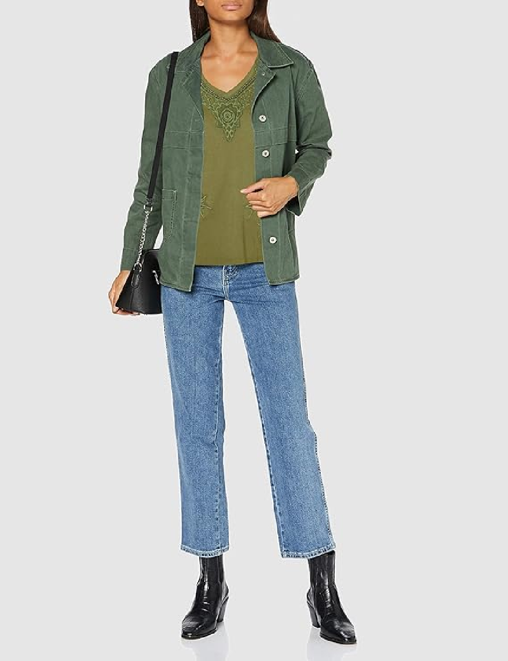 Tricou Desigual, verde - 1 | YEO