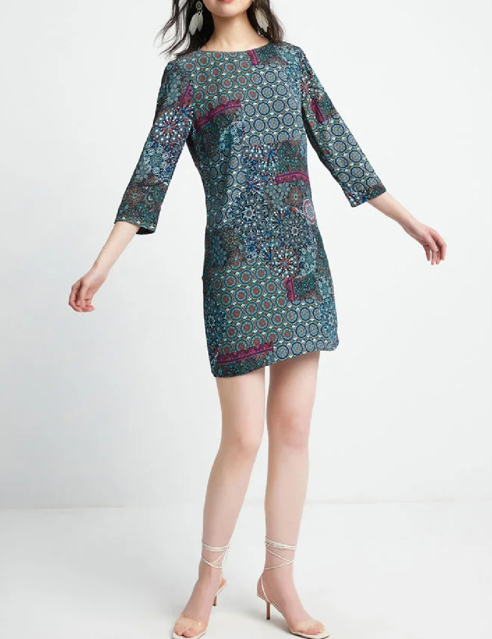 Rochie scurta Desigual, mix culori - 1 | YEO