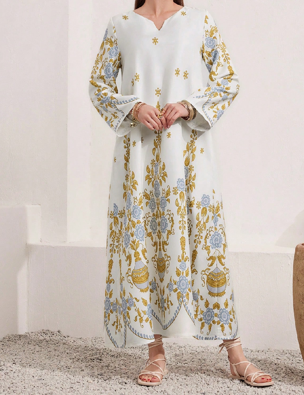Rochie lunga SHEIN, alb