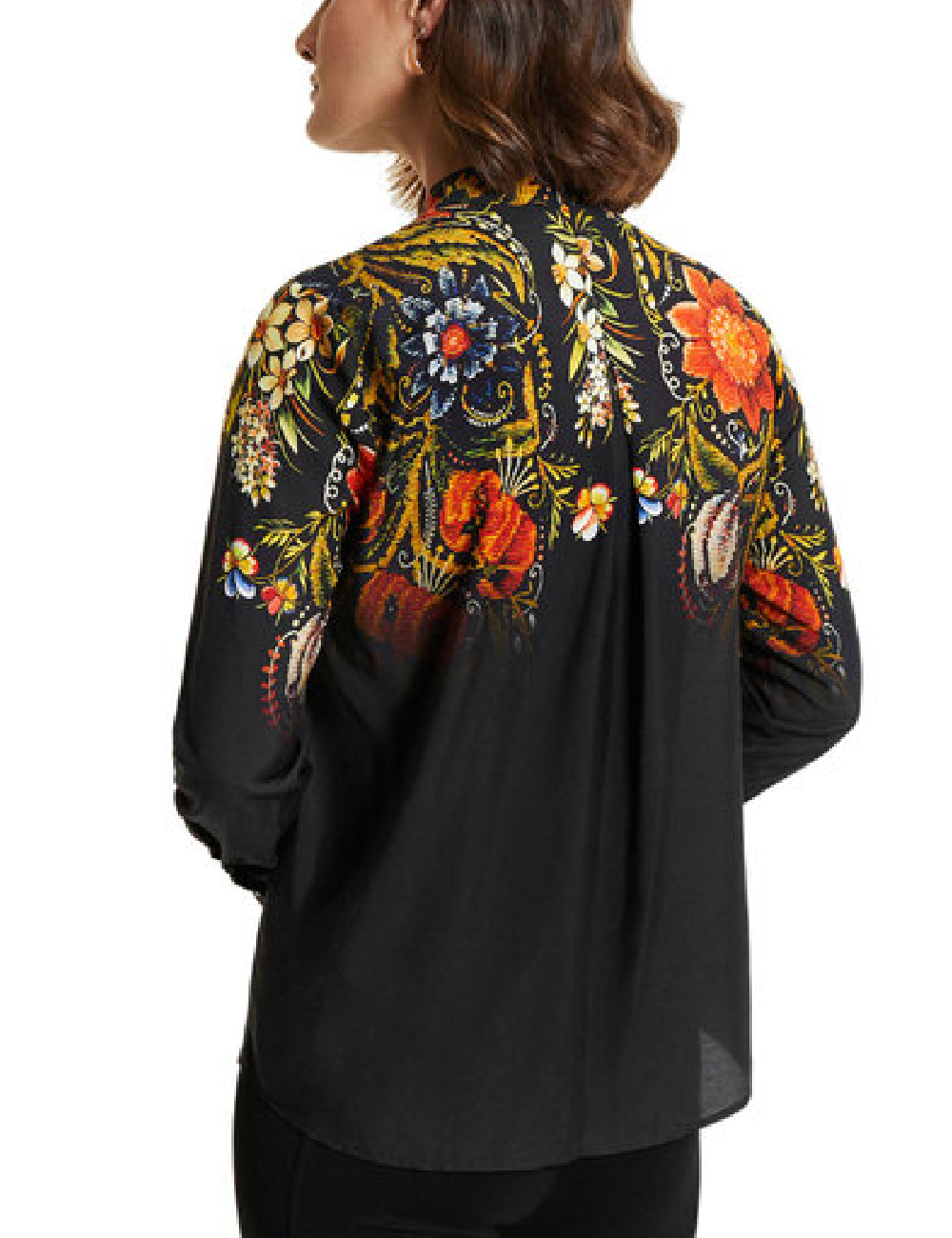Camasa Desigual, negru - 1 | YEO