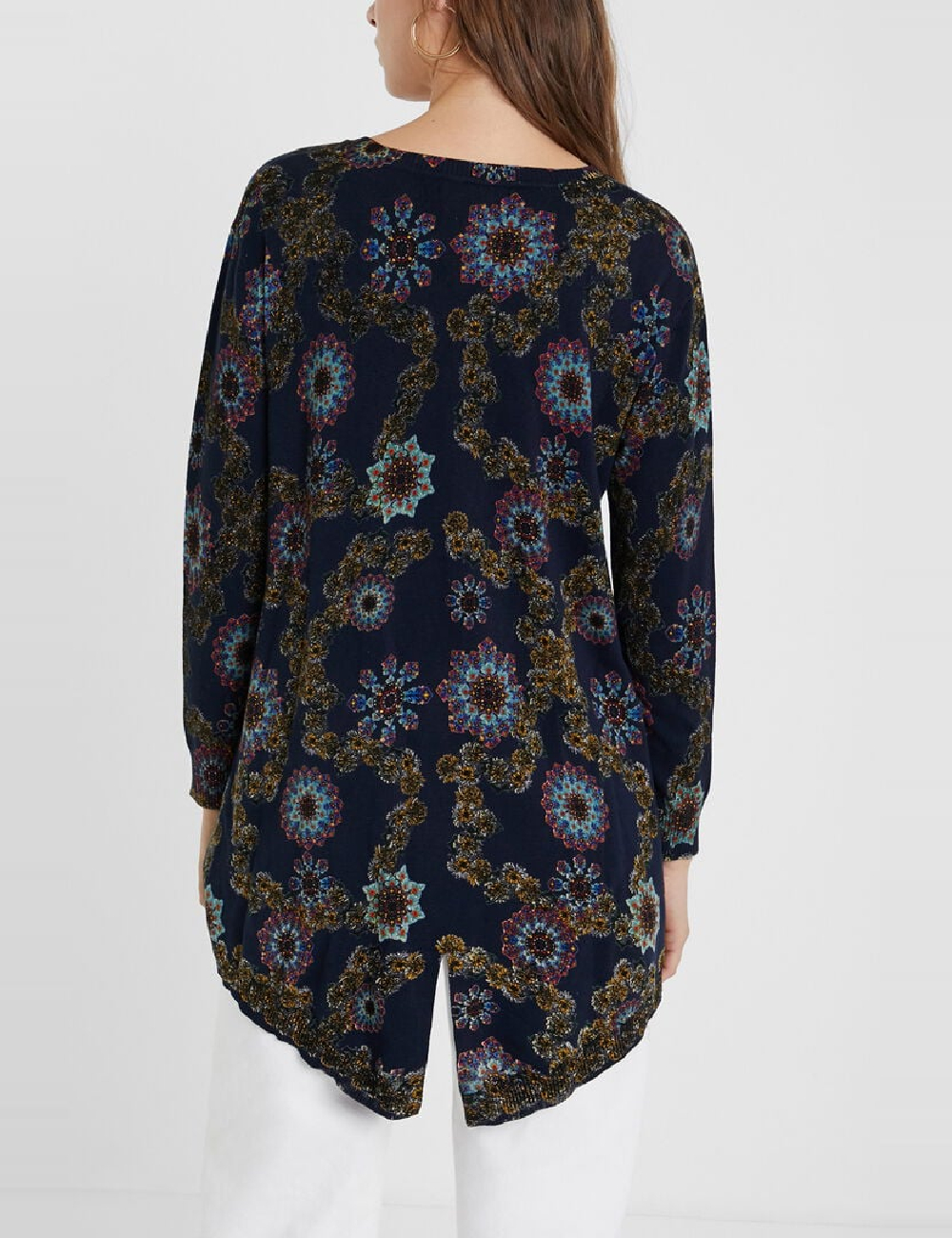 Bluza Desigual, albastru - 1 | YEO