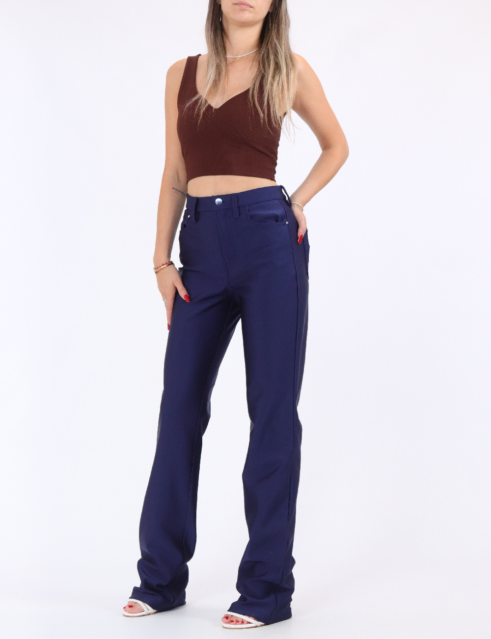 Pantaloni Guess, albastru - 1 | YEO