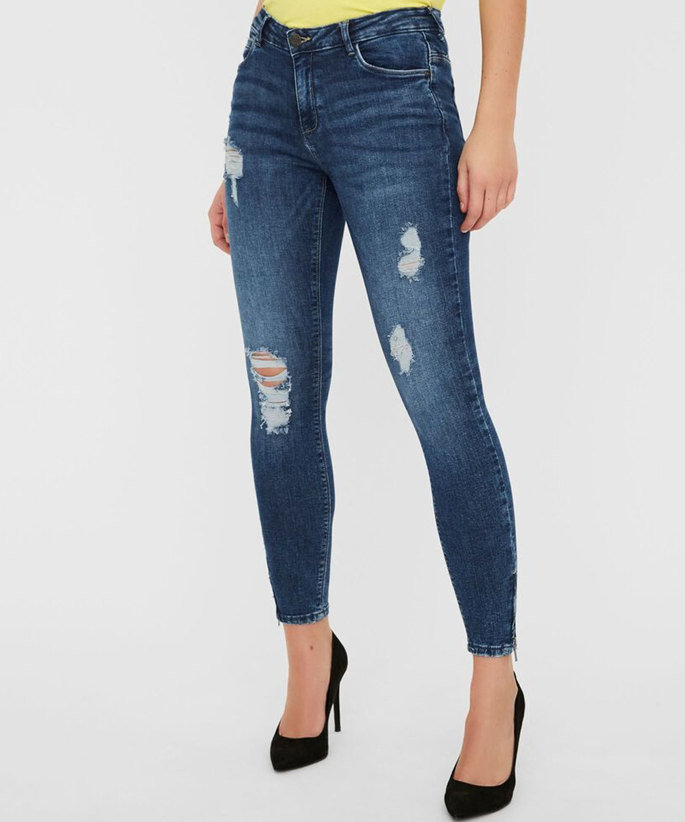 Blugi Noisy May, albastru denim