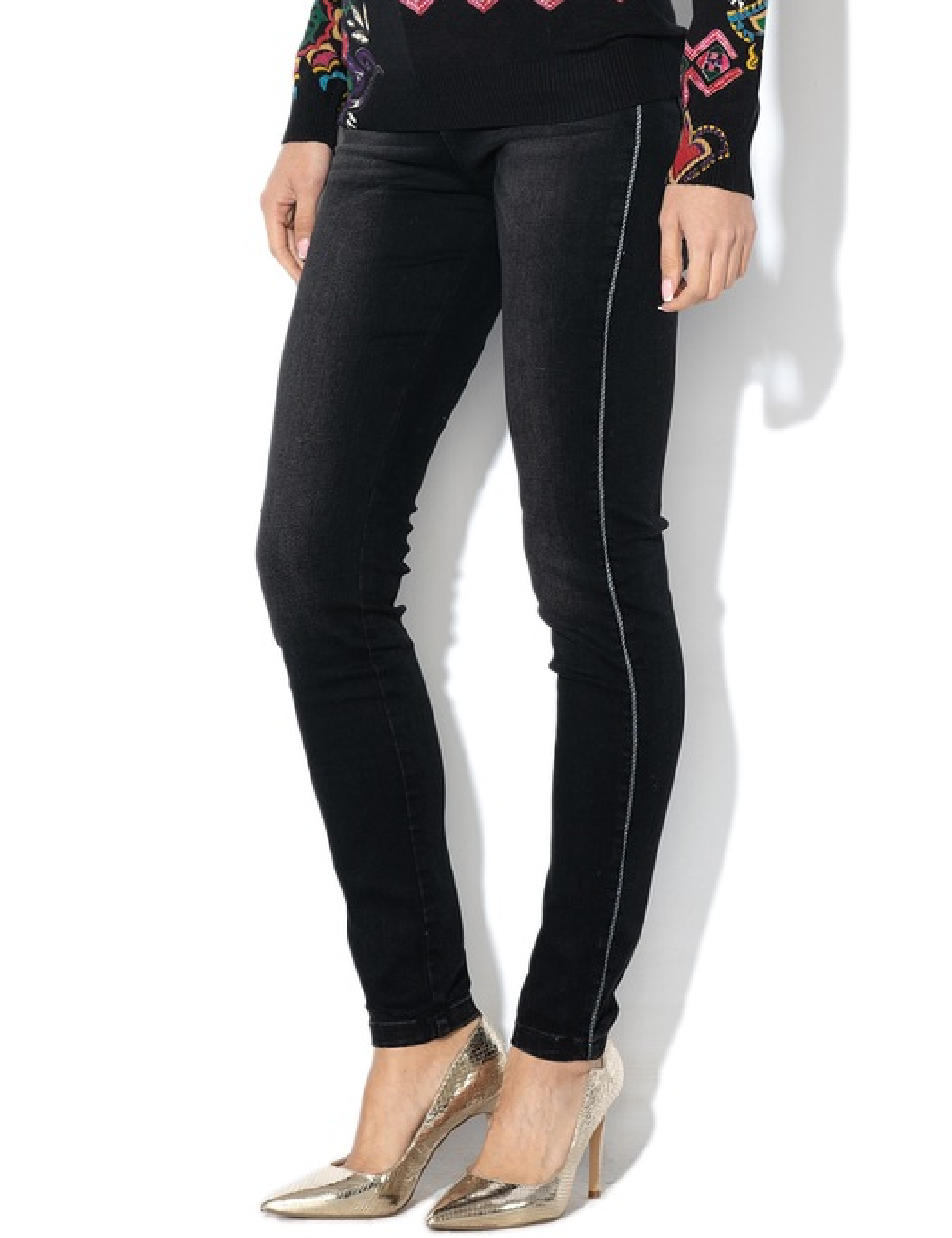Blugi Desigual, negru