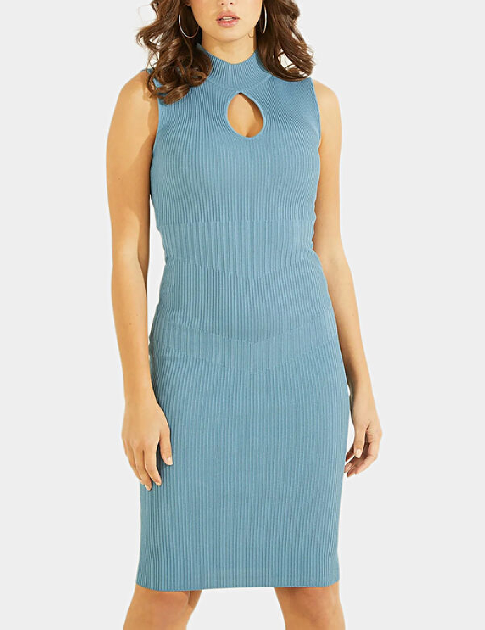 Rochie scurta Guess, albastru - 1 | YEO