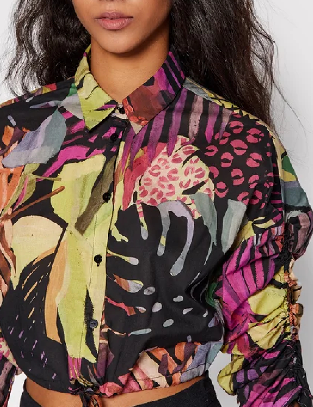 Camasa Desigual, mix culori - 1 | YEO