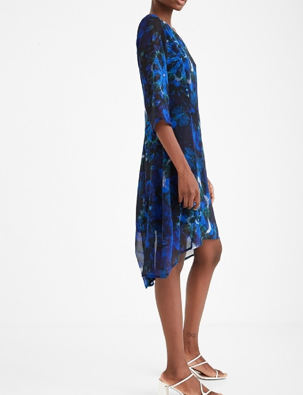 Rochie medie Desigual, albastru - 1 | YEO