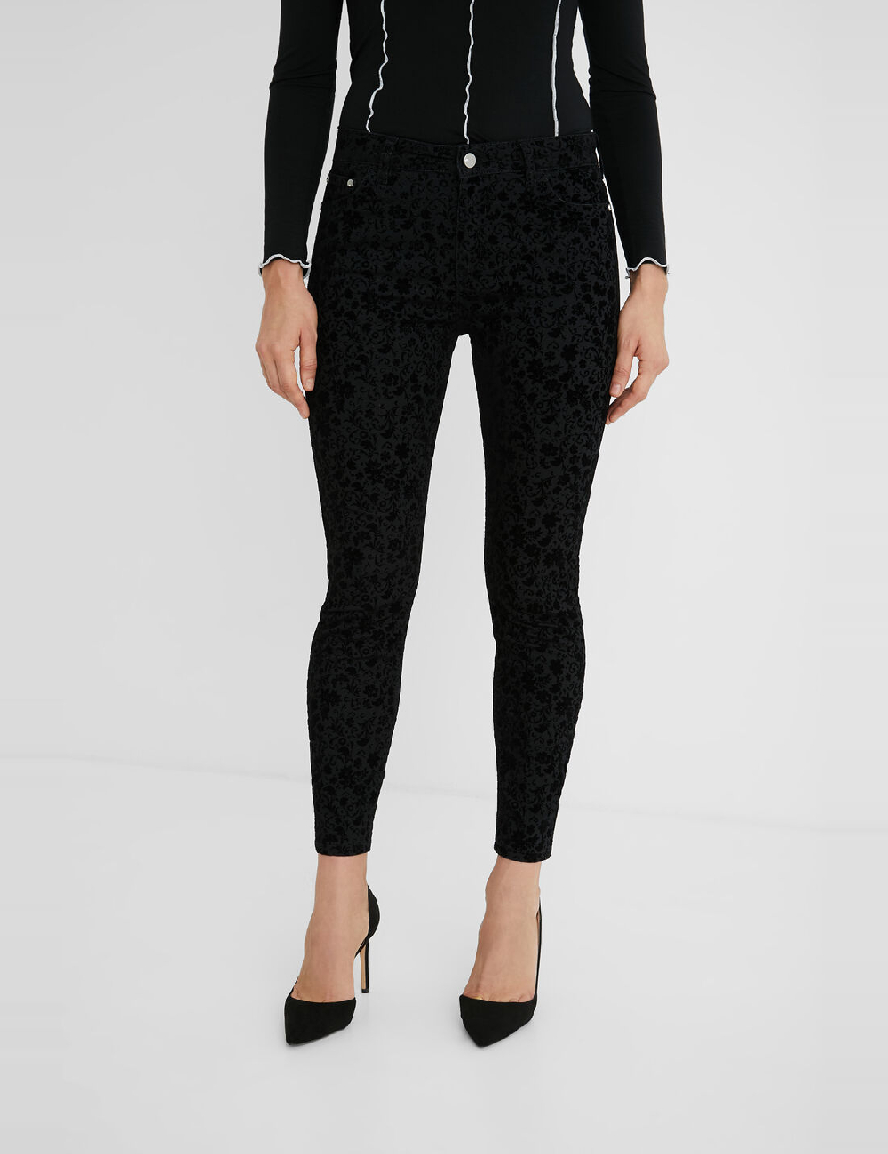 Blugi Desigual, negru - 1 | YEO