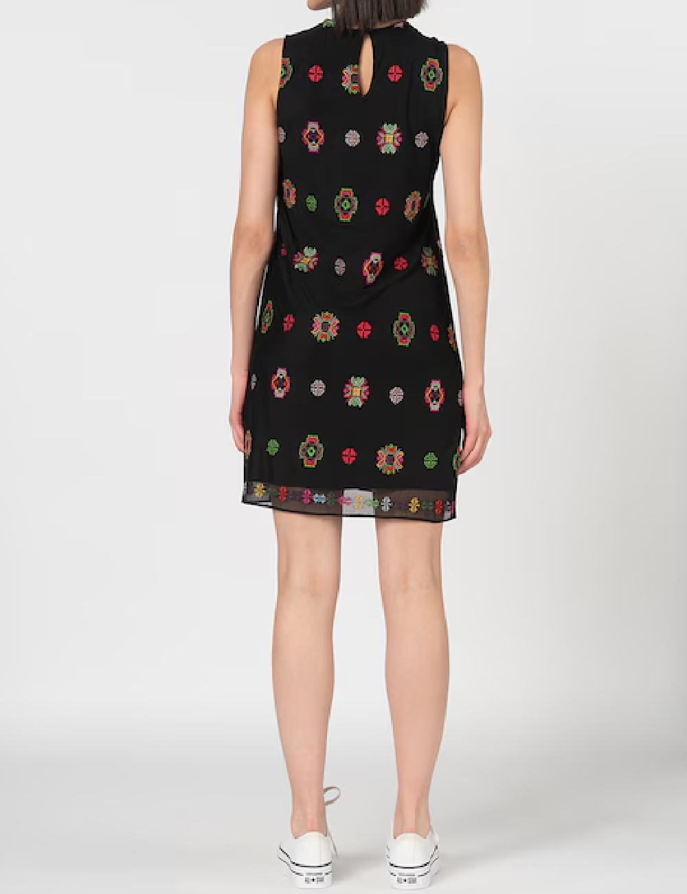 Rochie scurta Desigual, negru - 1 | YEO