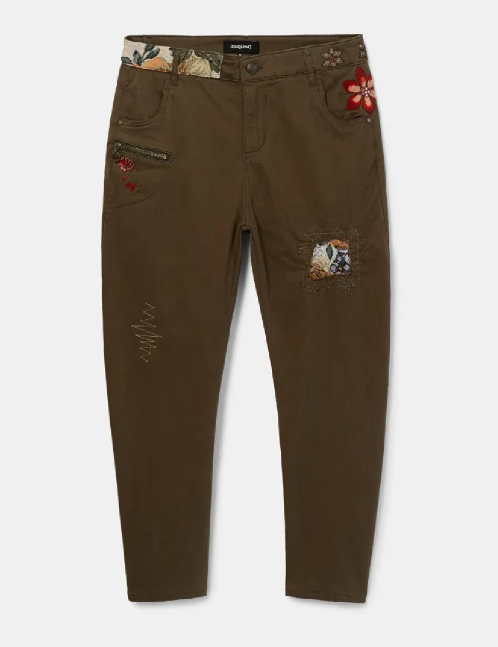 Blugi Desigual, kaki - 1 | YEO