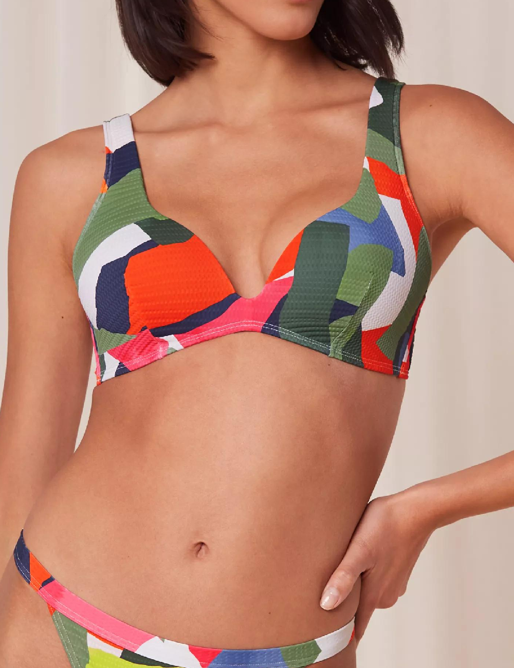 Sutien de baie Triumph, mix culori