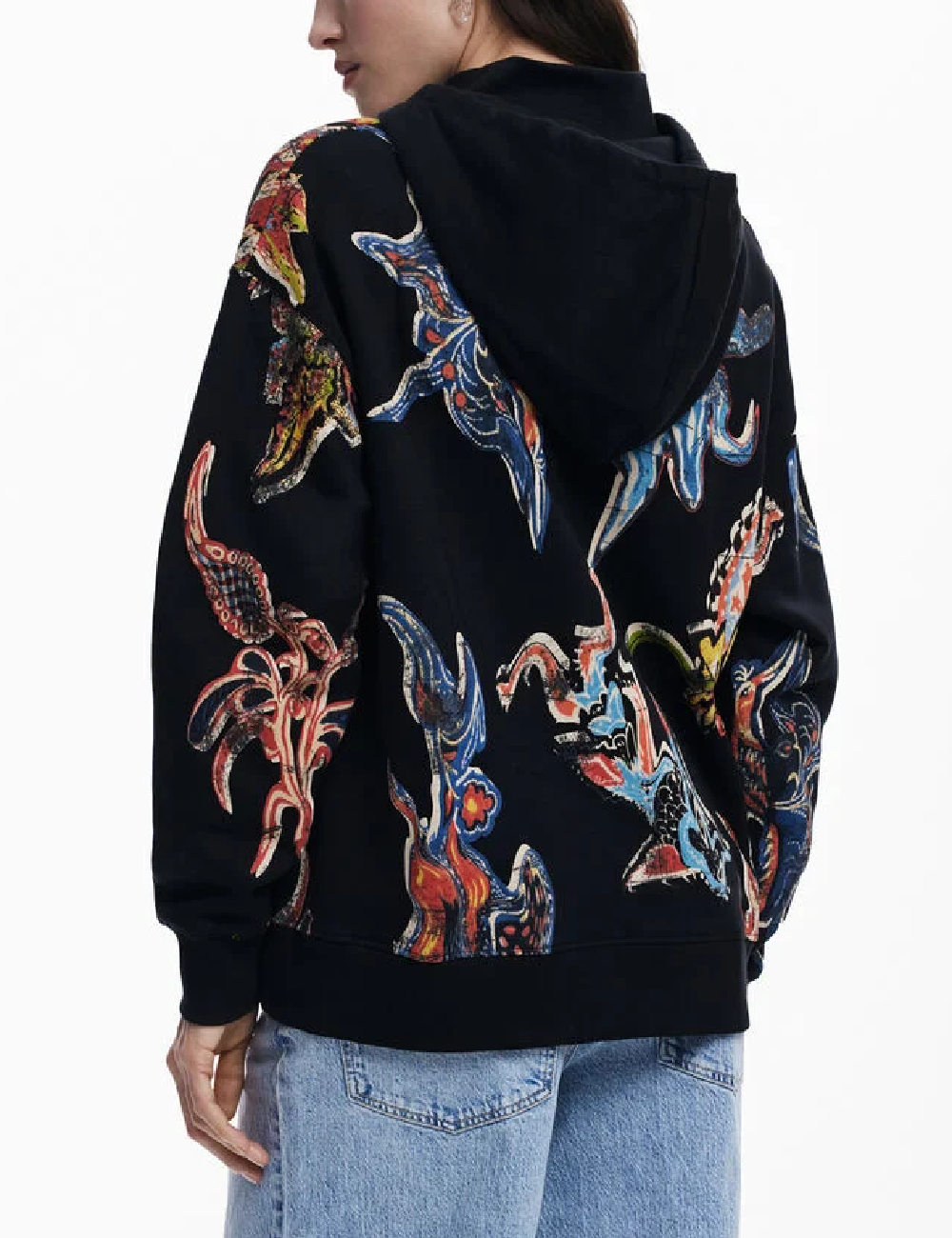 Hanorac Desigual, negru - 1 | YEO
