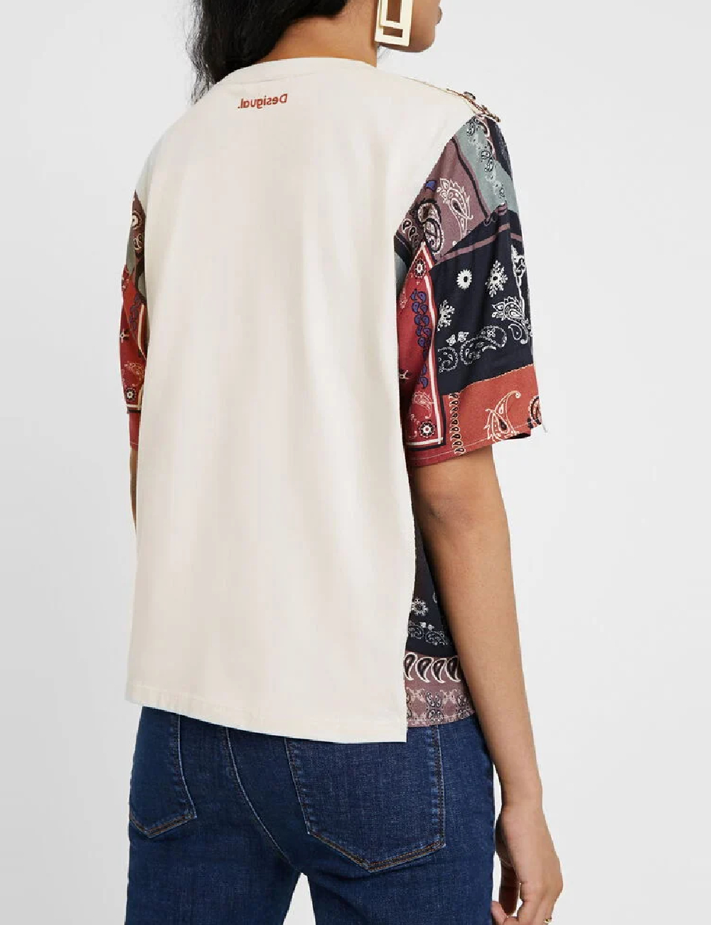 Tricou Desigual, crem - 1 | YEO