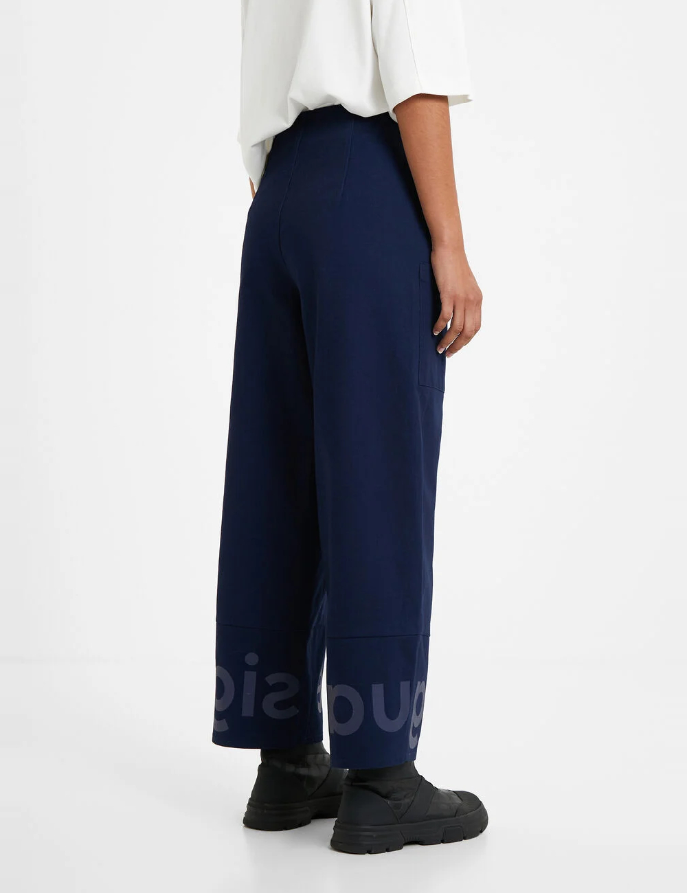 Pantaloni Desigual, albastru - 1 | YEO