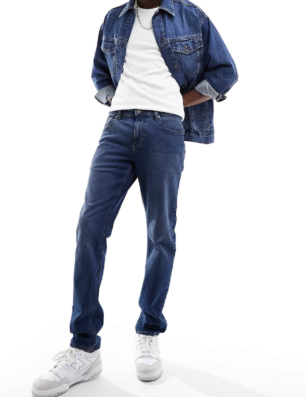 Blugi ASOS, albastru