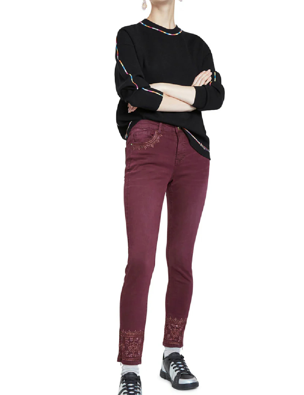 Blugi Desigual, mov - 1 | YEO