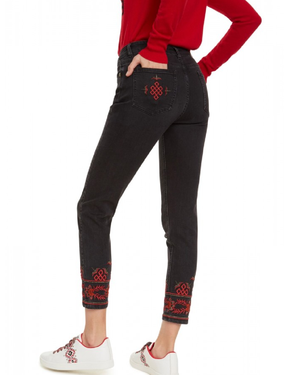 Blugi Desigual, negru - 1 | YEO
