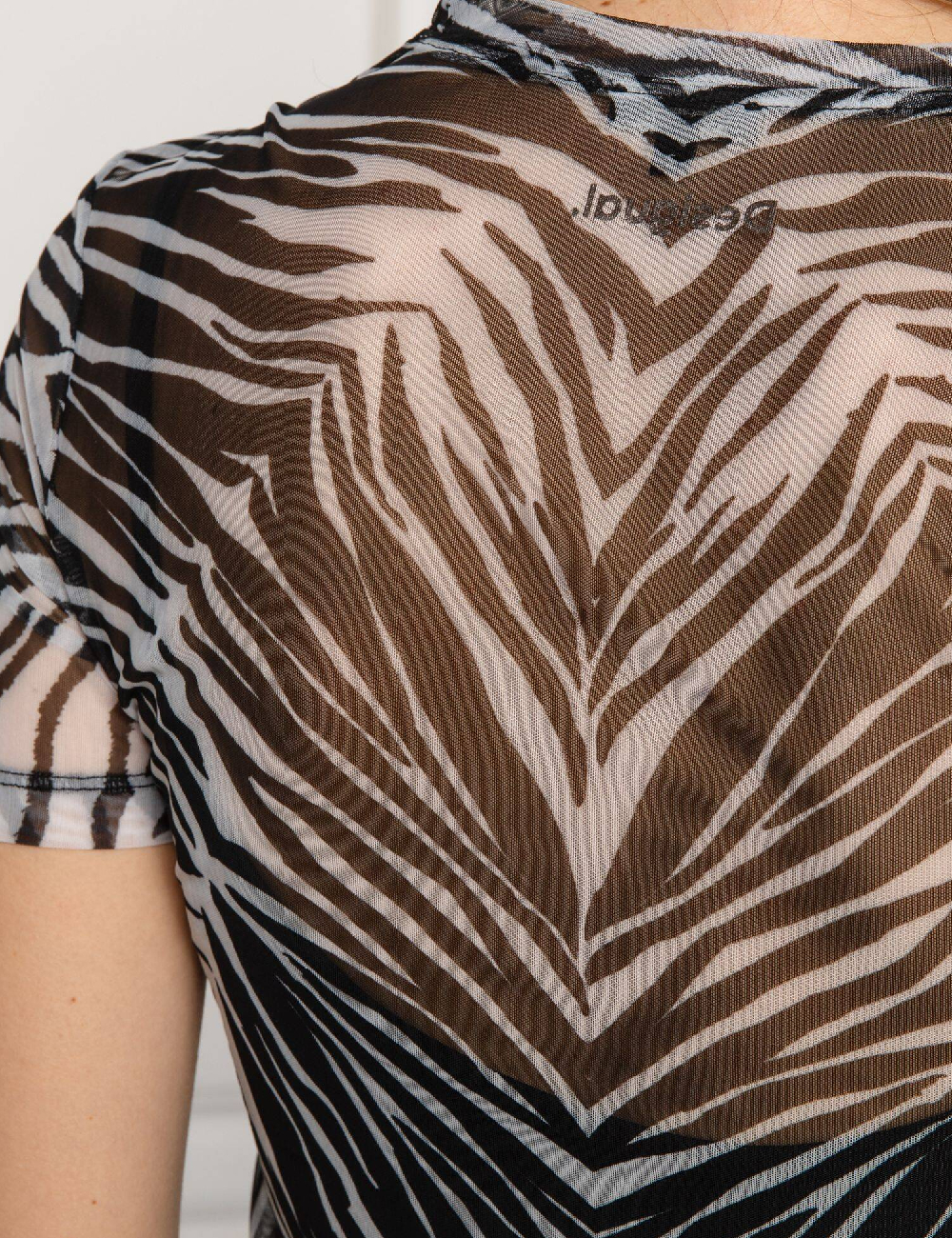 Tricou Desigual, gri - 1 | YEO