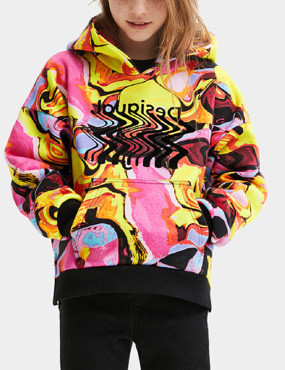 Hanorac Desigual, mix culori