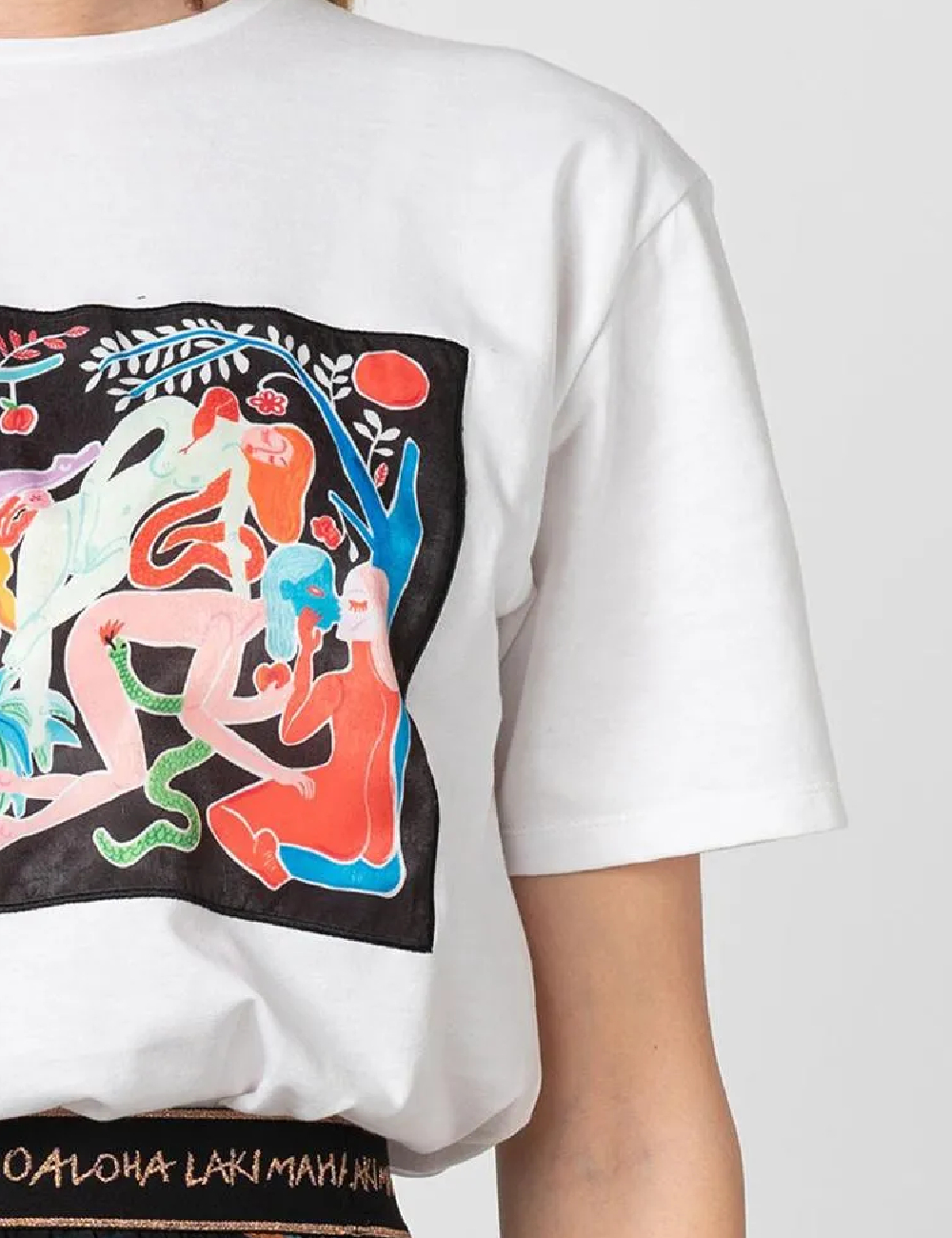 Tricou Desigual, alb - 1 | YEO