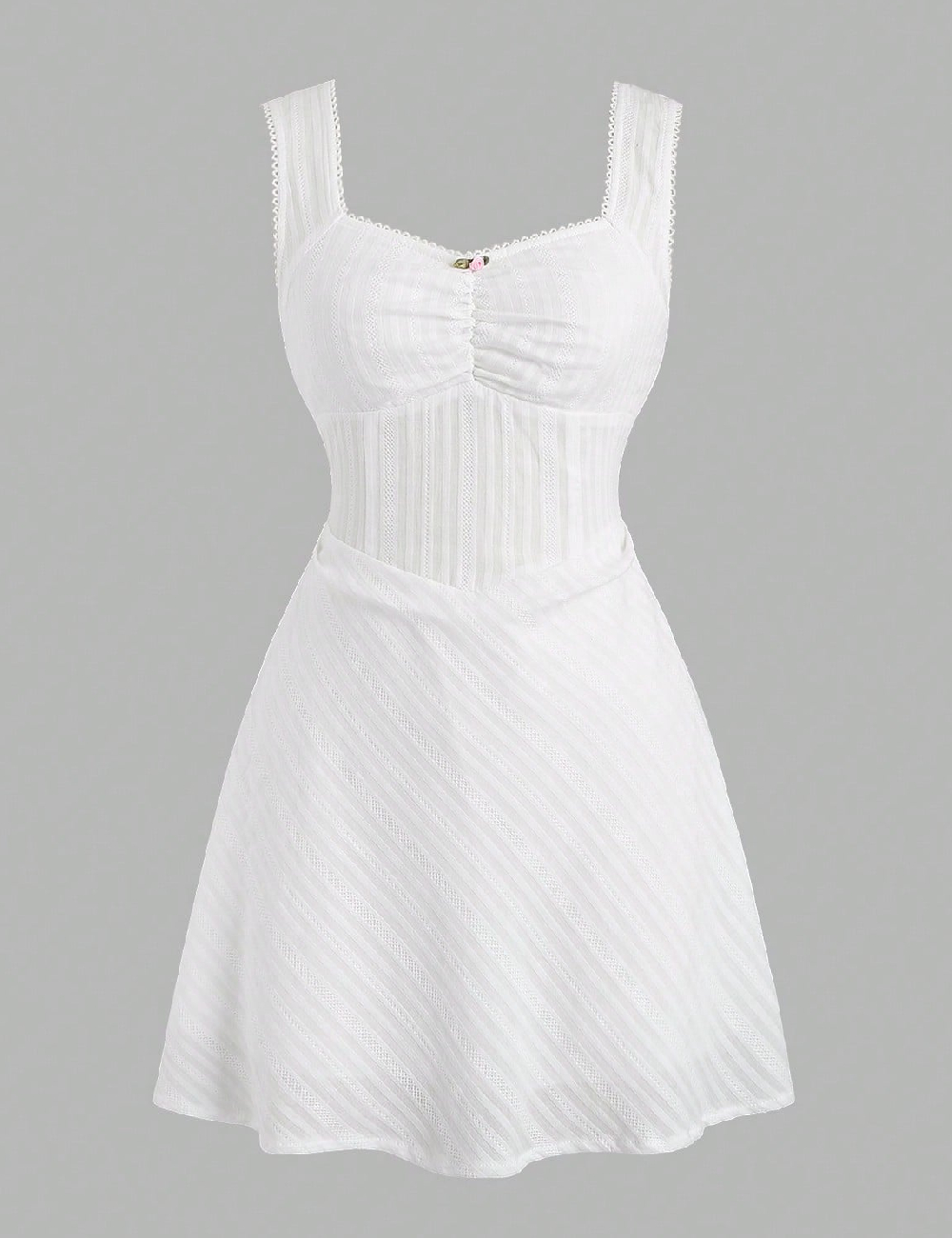 Rochie scurta SHEIN, alb
