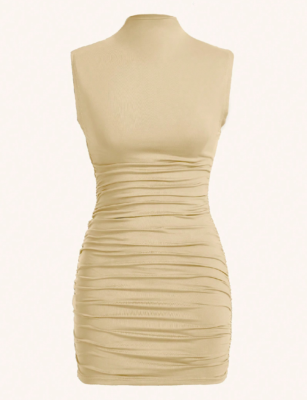 Rochie scurta SHEIN, crem