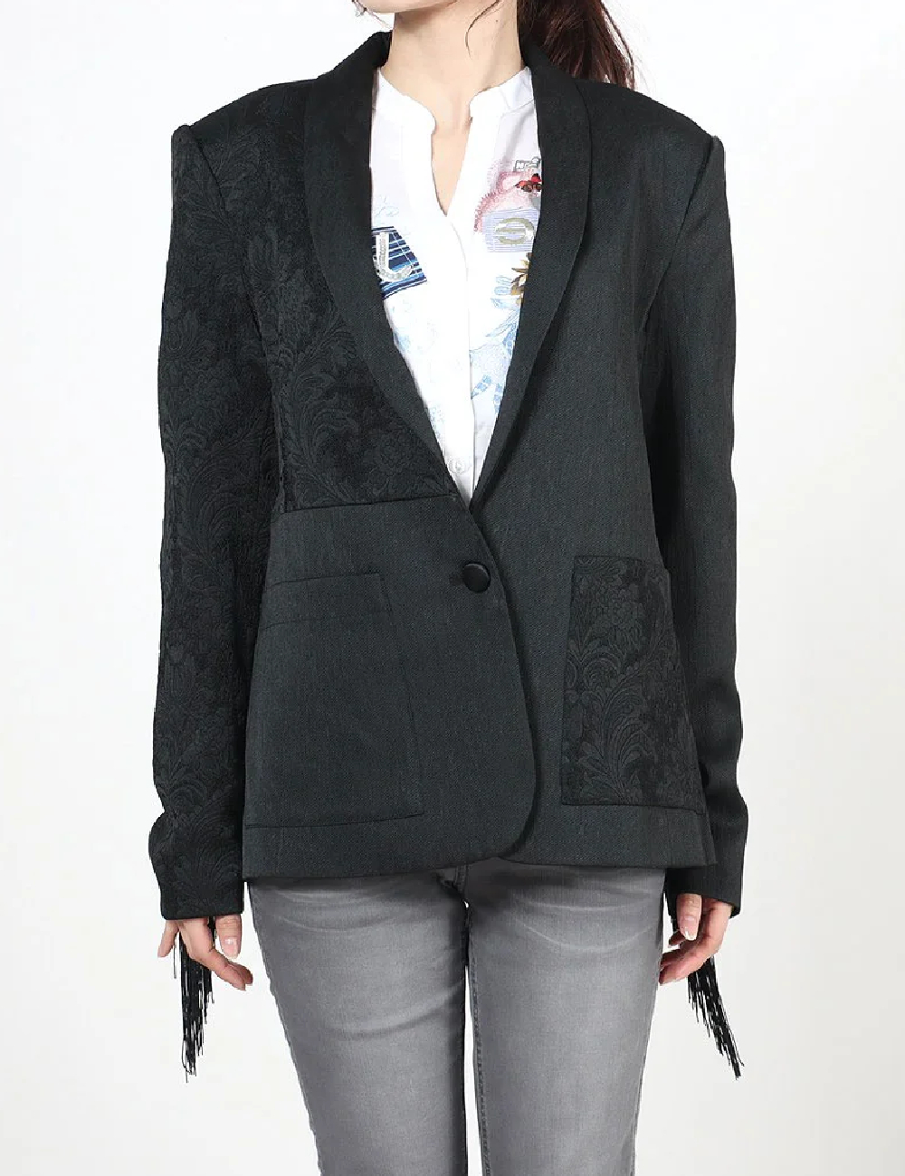 Sacou Desigual, negru - 1 | YEO