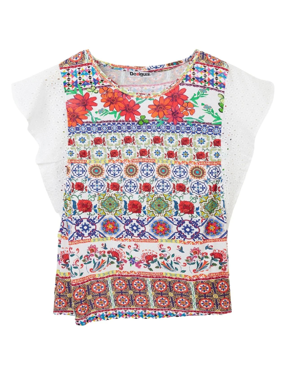 Bluza Desigual, mix culori