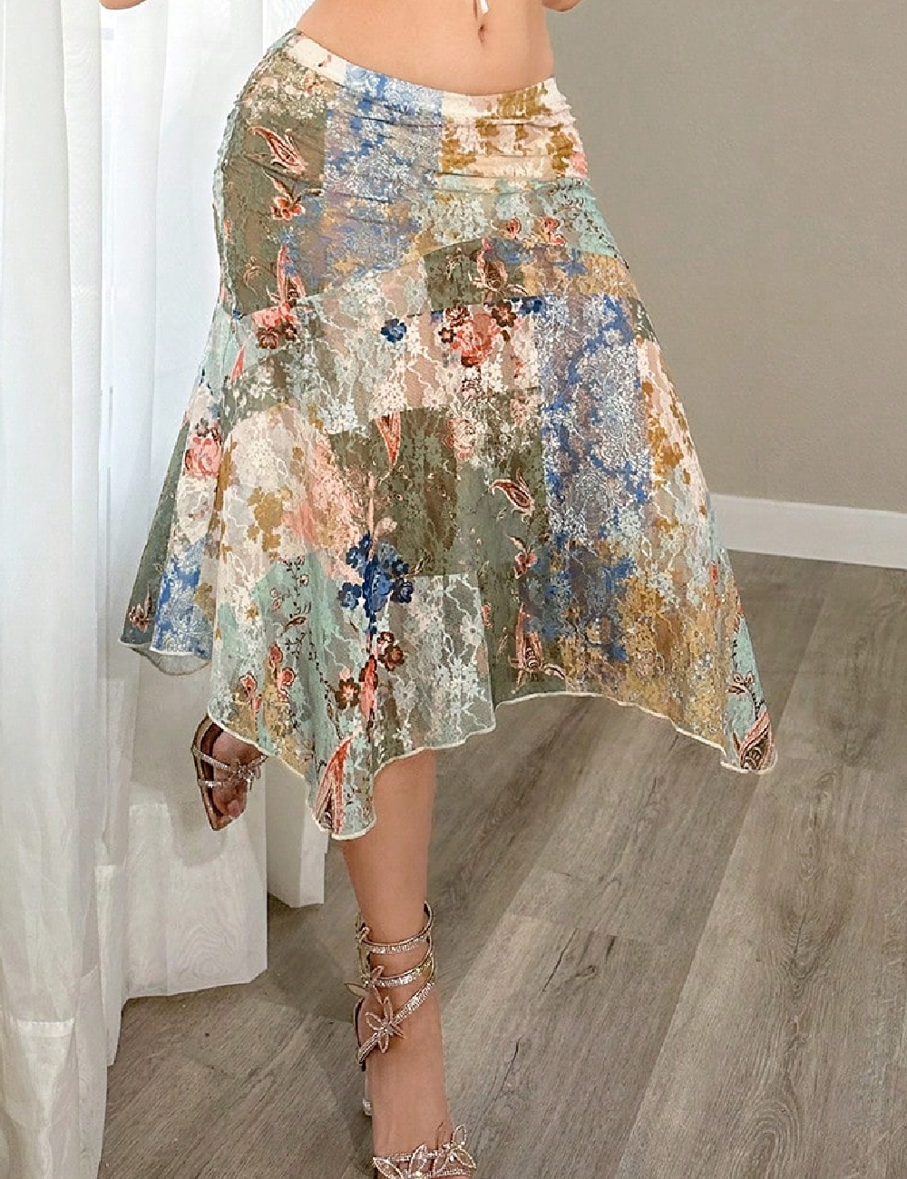 Fusta SHEIN, mix culori