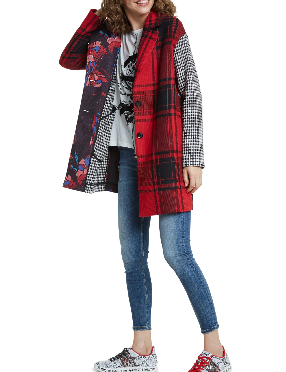 Palton Desigual, mix culori - 1 | YEO