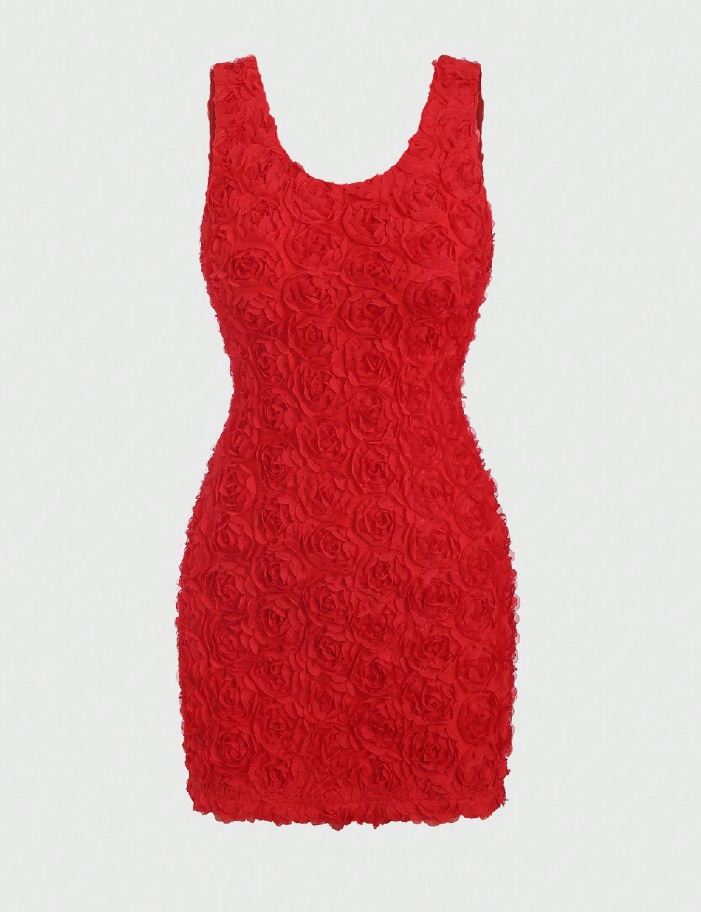 Rochie scurta SHEIN, rosu