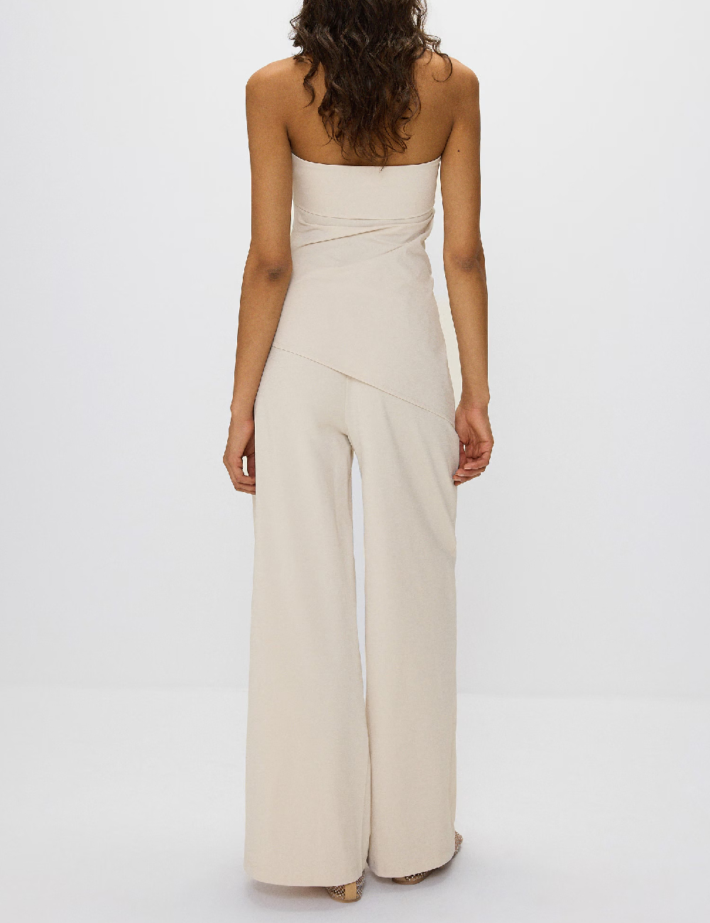 Pantaloni Reserved, bej - 1 | YEO