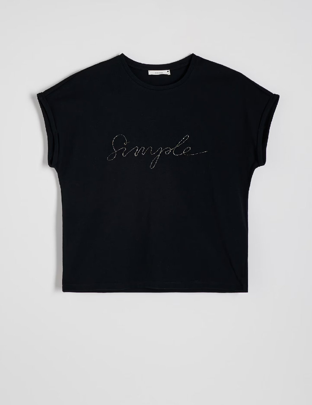 Tricou Reserved, negru - 1 | YEO