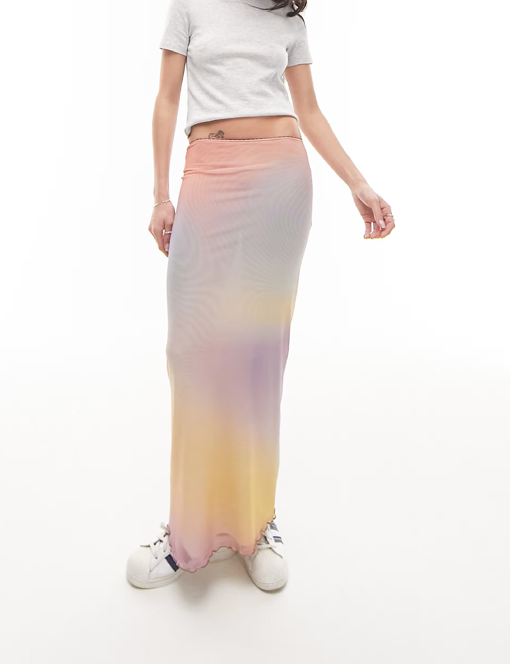 Fusta Top Shop, mix culori
