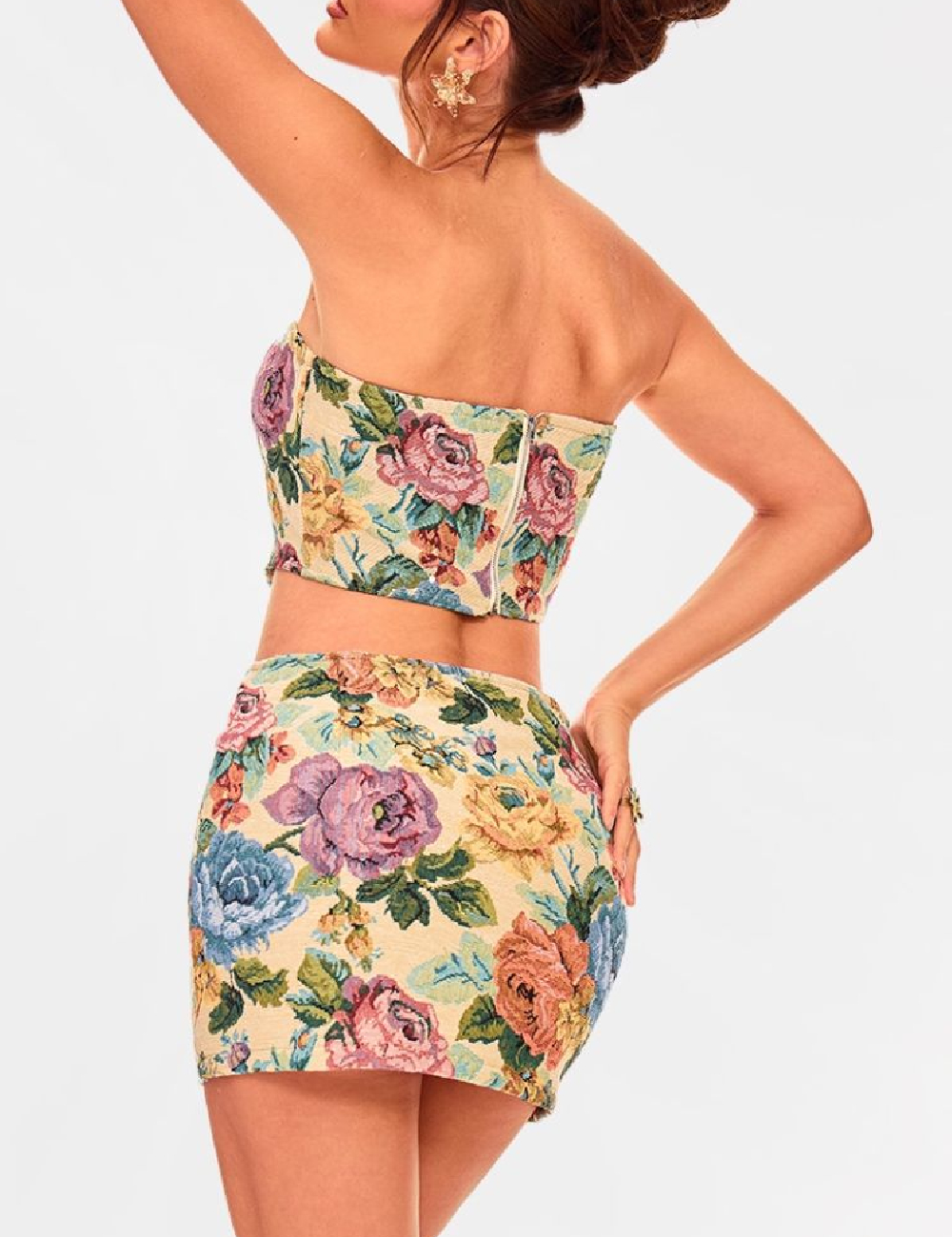 Top PRETTYLITTLETHING, floral print - 1 | YEO