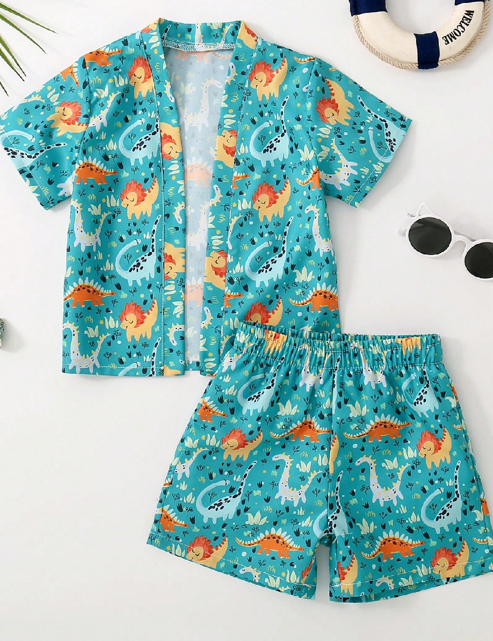 Compleu Shein Kids, albastru