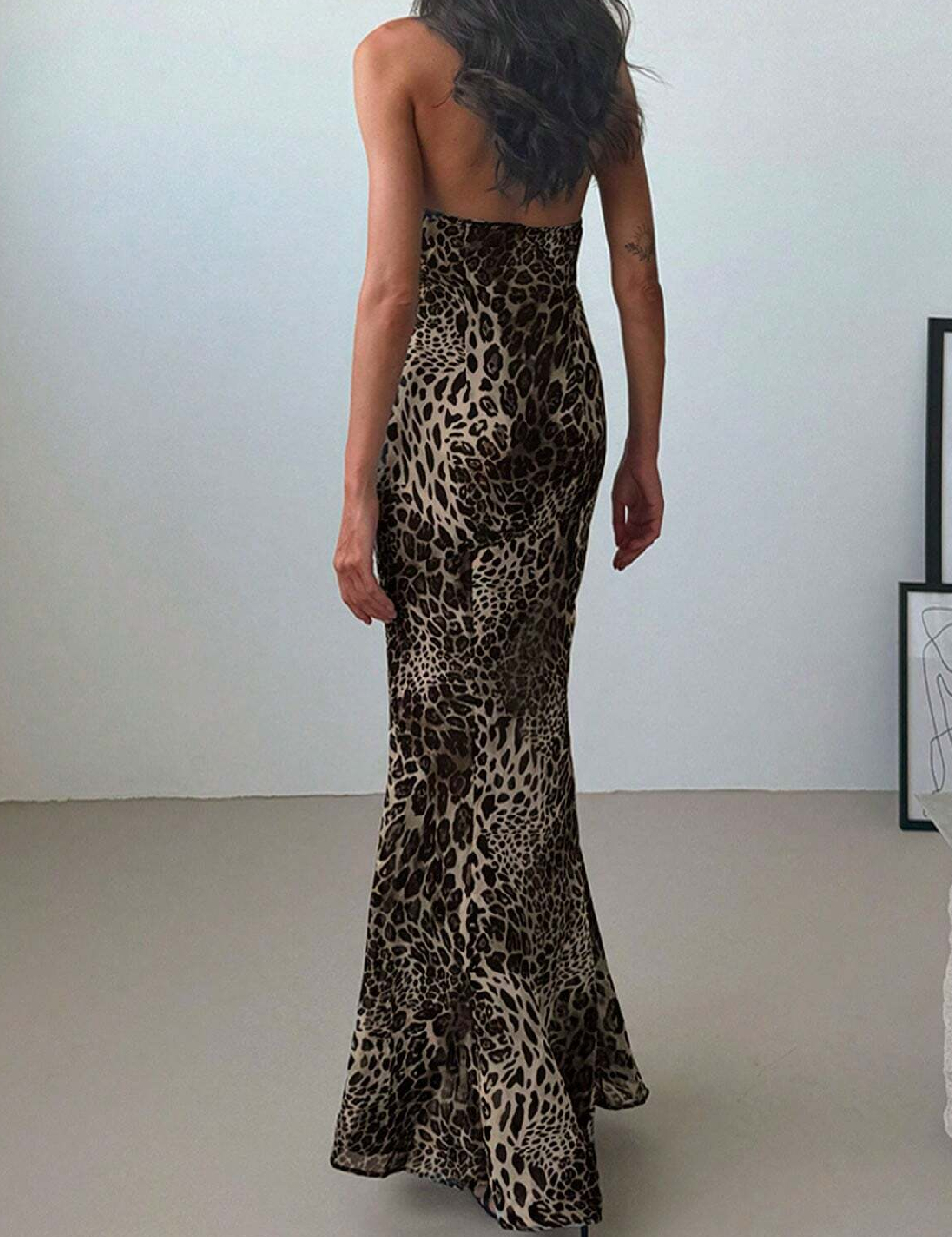 Rochie lunga SHEIN, animal print - 1 | YEO