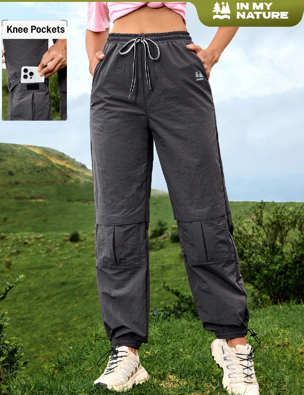 Pantaloni In My Nature, gri