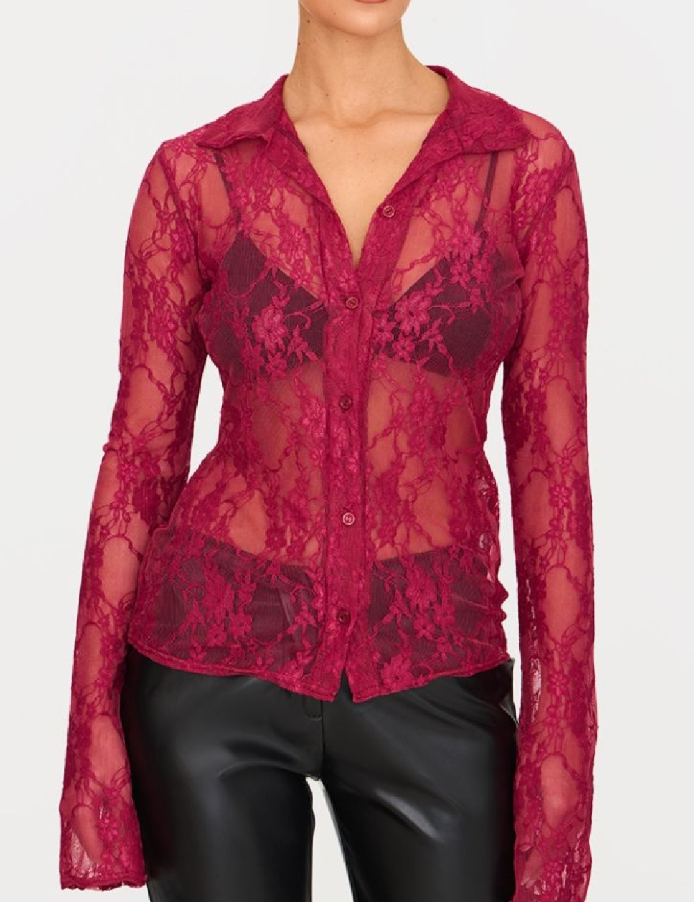 PRETTYLITTLETHING Camasa, magenta