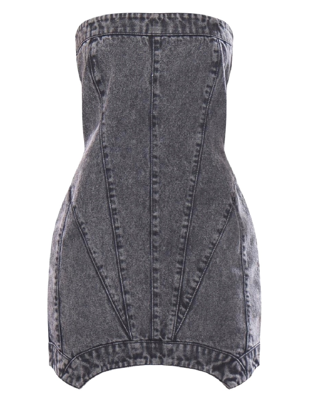 Rochie scurta PRETTYLITTLETHING, gri - 1 | YEO
