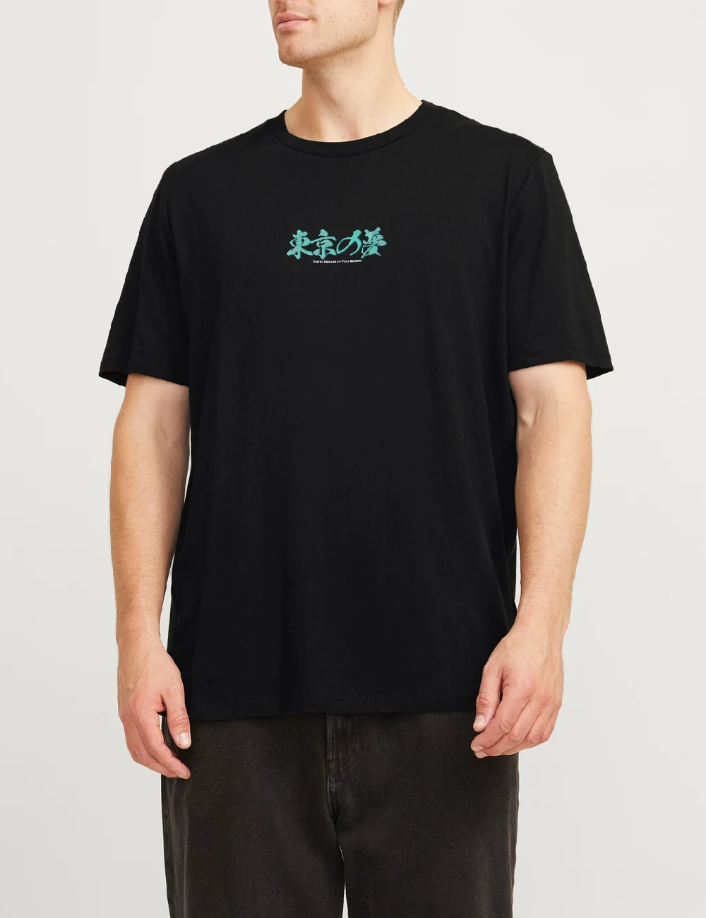 Tricou Jack&Jones Plus Size Men, negru