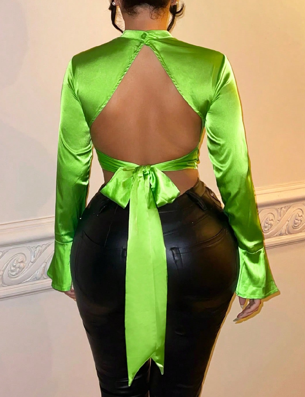 Top SHEIN, verde - 1 | YEO