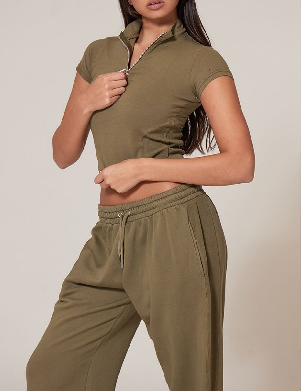 Top PRETTYLITTLETHING, verde - 1 | YEO