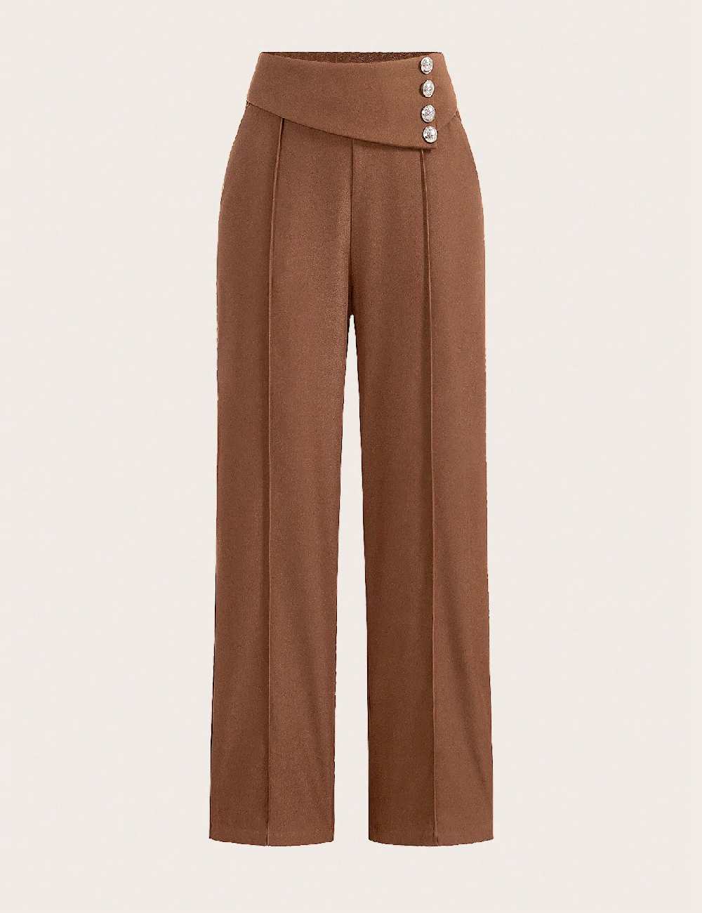 Pantaloni SHEIN, maro