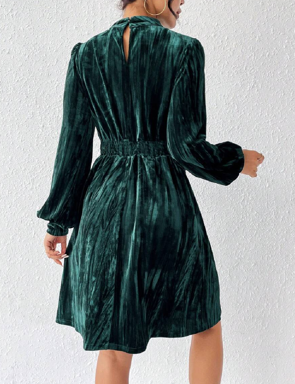 Rochie scurta SHEIN, verde - 1 | YEO